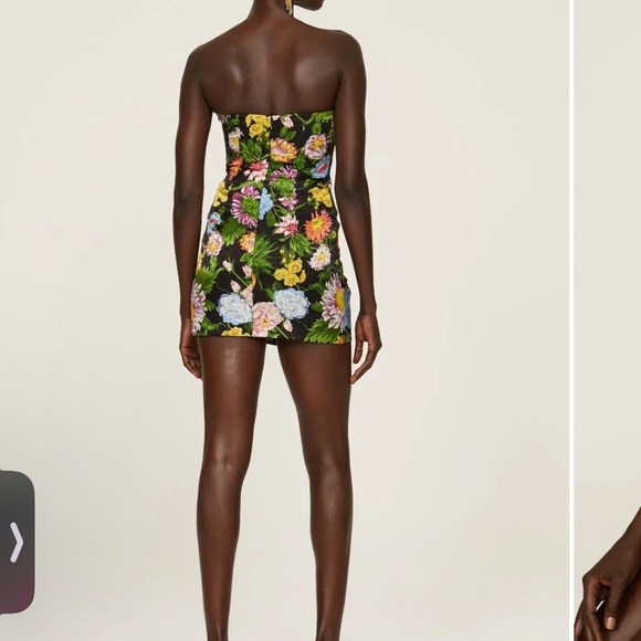 Ronny kobo Margot Floral Strapless Dress - Picture 3 of 9